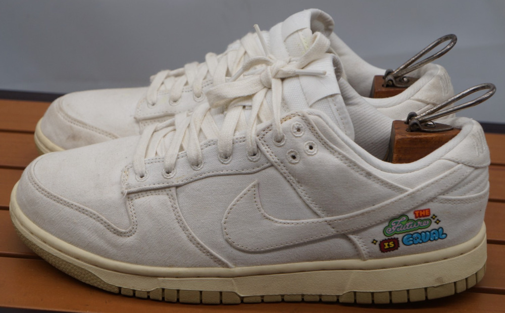 Nike Dunk Low SE The Future Is Equal Off White Canvas [Size 10] FD0864-111